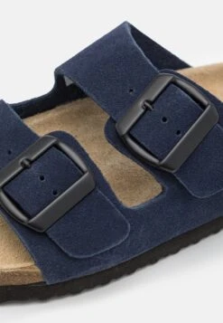 Pier One LEATHER UNISEX - Hausschuh - Dark Blue -Günstiges Mode Verkaufsgeschäft a5a88158e25a4eb4b3e59dc262861c25