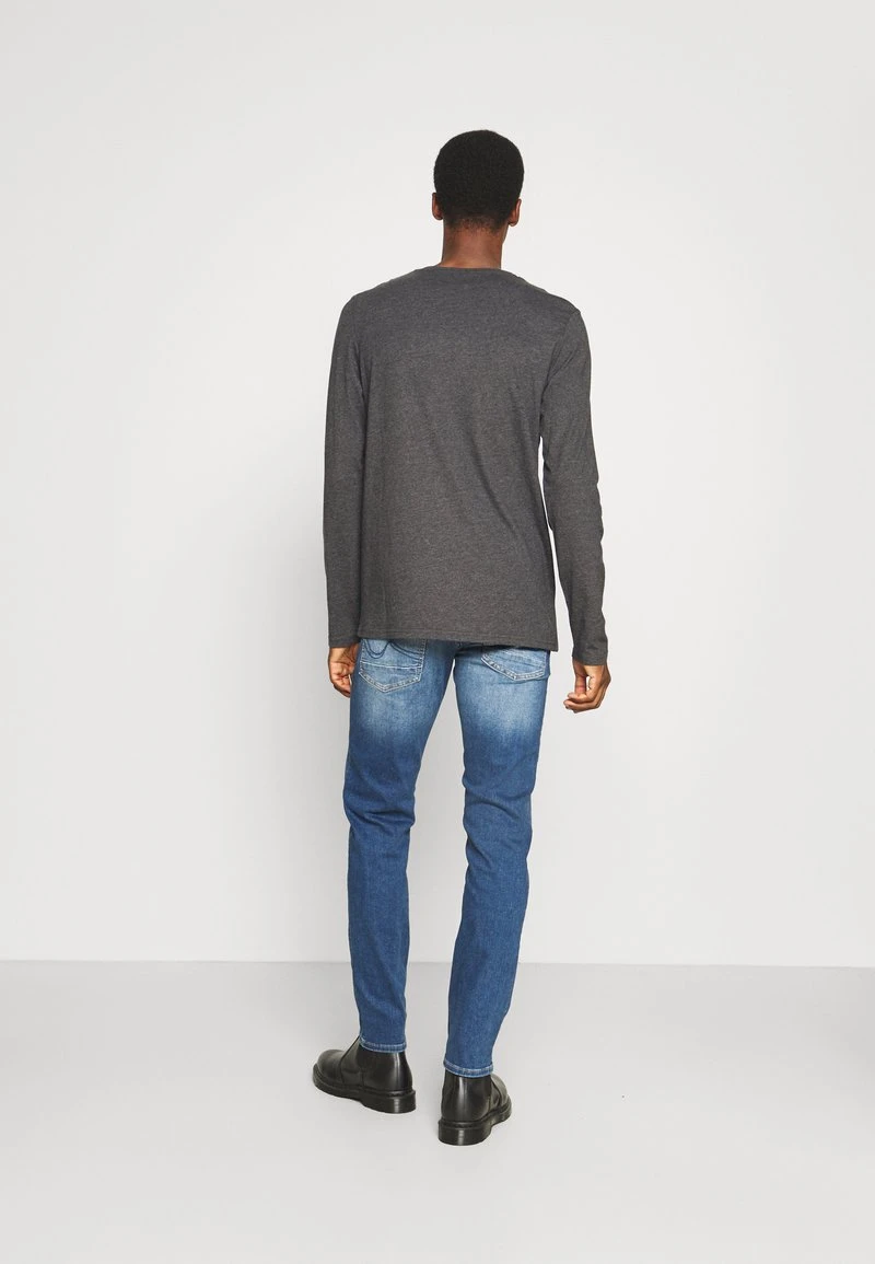 Pier One 2 PACK - Langarmshirt - Dark Grey/black 3 Pier One 2 PACK - Langarmshirt - Dark Grey/black – Bild 3