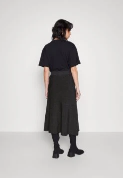 FLARE GABRIEL SHINE MIDI SKIRT - A-Linien-Rock - Deep Coal -Günstiges Mode Verkaufsgeschäft ab817c123ad64037868e288329d1c369