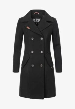 Marikoo NANAKOO - Klassischer Mantel - Black -Günstiges Mode Verkaufsgeschäft acaac17f20c74cc986cc17838886e36c 1