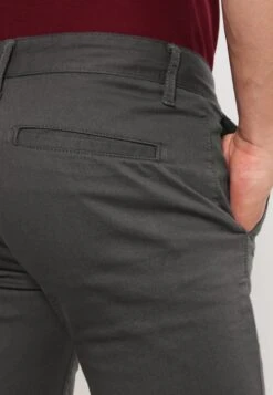Pier One SLIM FIT CHINO - Chino - Dark Grey -Günstiges Mode Verkaufsgeschäft ad63fc5f1f3f44ed919d121e71899f26