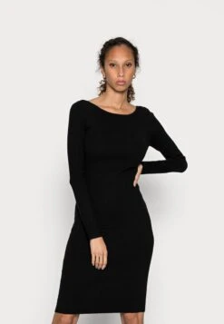 Anna Field OFFENER RÜCKEN BODYCON MINI STRICKKLEID - Etuikleid - Black -Günstiges Mode Verkaufsgeschäft ae24ededa50648bf920e681ebf84b24f
