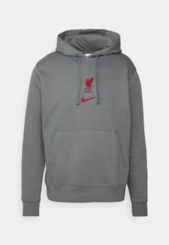 Nike Performance LIVERPOOL FC CLUB HOODIE - Sweatshirt - Smoke Grey/tough Red -Günstiges Mode Verkaufsgeschäft b49f30b9d3064a0aa50fc109a5663008