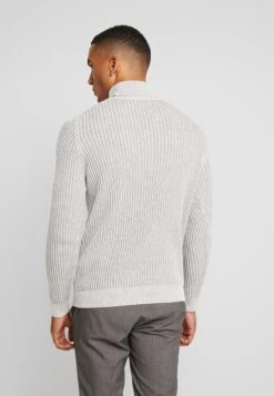 Pier One Strickpullover - 111 - Mottled Light Grey -Günstiges Mode Verkaufsgeschäft b52b497eaeaf45e98f6f322d13e5af48