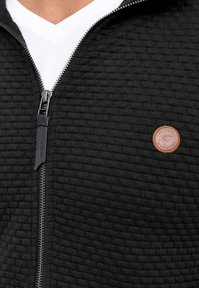 Indicode Jeans BERMIE - Sweatjacke - Black 6 Indicode Jeans BERMIE - Sweatjacke - Black – Bild 6