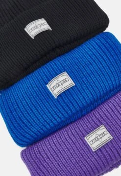 Pier One UNISEX 3 PACK - Mütze - Black/purple/blue -Günstiges Mode Verkaufsgeschäft ba5783bb60ed4e1b9b810cbea2ad8012
