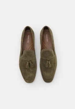 Pier One LEATHER - Slipper - Green -Günstiges Mode Verkaufsgeschäft bdf522fc33624bf1b13ed4bff8e4e7bf
