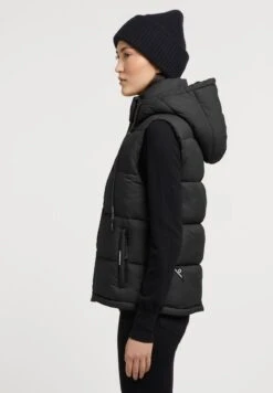 Khujo EDEN MATT - Weste - Schwarz -Günstiges Mode Verkaufsgeschäft c2770a9d7aba4e319f2b4936b5bc5d11