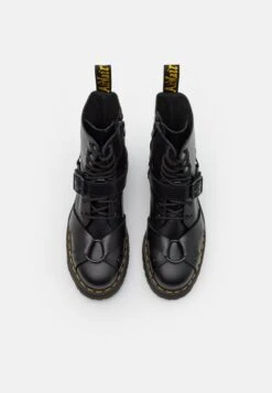 Dr. Martens JADON HARNESS UNISEX - Schnürstiefelette - Black Paris -Günstiges Mode Verkaufsgeschäft c2acfcb88f914858bb89d5fbb325d9c2