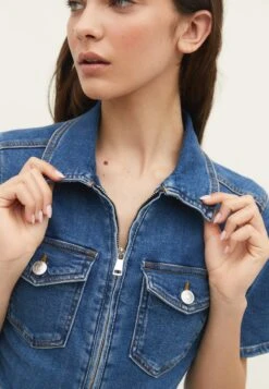 Stradivarius Jumpsuit - Dark Blue Denim 9 Stradivarius Jumpsuit - Dark Blue Denim -Günstiges Mode Verkaufsgeschäft c766608362e147428f4a4f54bf5ac3bc