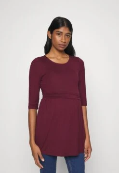 FLARE TOP - Langarmshirt - Dark Red -Günstiges Mode Verkaufsgeschäft c793dbe4e16f444da0934c4ba12f8d7f 1