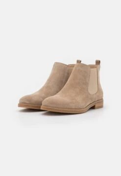 Pier One LEATHER - Ankle Boot - Beige -Günstiges Mode Verkaufsgeschäft cb79b2bf203d462ba5a90f0e28618920