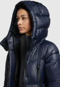 Khujo MELONA SHINY - Wintermantel - Dunkelblau -Günstiges Mode Verkaufsgeschäft cef630df63c94cd6b65eca8edb8f1011