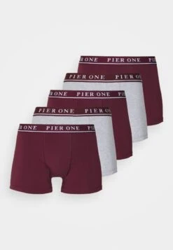 Pier One 5 PACK - Panties - Bordeaux/mottled Grey -Günstiges Mode Verkaufsgeschäft d14cfd0e857342e5ab780ebed3841c16 1