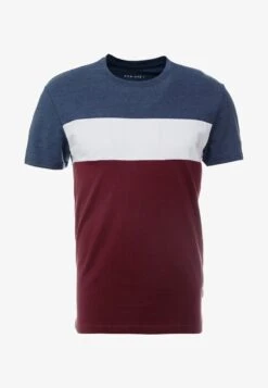 Pier One T-Shirt Print - Bordeaux / Dark Blue -Günstiges Mode Verkaufsgeschäft d46de368a5e64dda9995710ec9cb589c