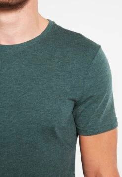 Pier One T-Shirt Basic - Green Melange -Günstiges Mode Verkaufsgeschäft d508f159fdf845899bceb24aac987afc