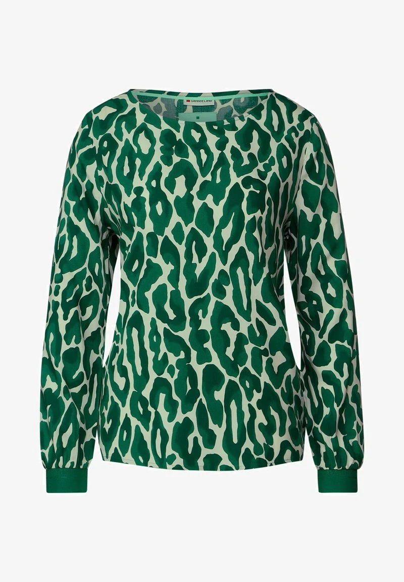 STREET ONE MIT LEO PRINT - Bluse - Grün 4 STREET ONE MIT LEO PRINT - Bluse - Grün – Bild 4