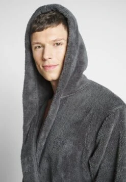 Pier One Bademantel - Dark Gray -Günstiges Mode Verkaufsgeschäft d8bc46bac8fa44929b190c5532f01c02