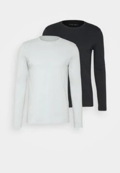 Pier One 2 PACK - Langarmshirt - Light Blue/dark Blue -Günstiges Mode Verkaufsgeschäft dc80738cde5f4337a9bcdc73cf9d8dc9