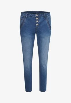Cream CRSORYA 7/8 BAIILY FIT - Jeans Slim Fit - Houston Blue Denim -Günstiges Mode Verkaufsgeschäft de87144f513a488d87e6c4cba6d6e02c