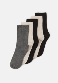 Anna Field 5 PACK - Socken - Beige/black/grey -Günstiges Mode Verkaufsgeschäft dea7449edcb441f7b7474480476e34b4 1
