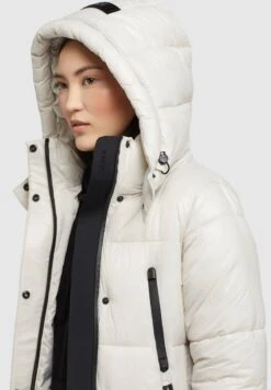 Khujo MELONA SHINY - Wintermantel - Perlweiß -Günstiges Mode Verkaufsgeschäft df55bbaf18534945a34150fe6a4afcac