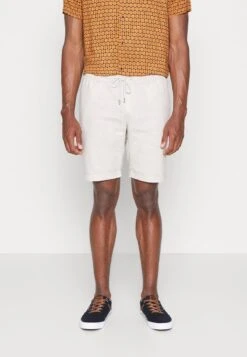 Pier One LINEN BLEND DRAWCORD SHORTS - Shorts - Beige -Günstiges Mode Verkaufsgeschäft e1eb8ad428564dfb8727d9aeaa0a8f0f