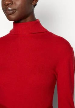 Anna Field ROLLKRAGEN RIPP MINI STRICKKLEID MIT GÜRTEL - Strickkleid - Red -Günstiges Mode Verkaufsgeschäft e229e9715e964e678ca460f88b8a65a3