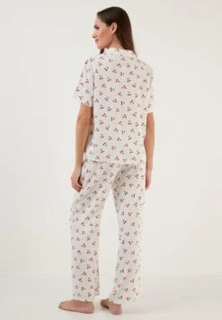 LELA REGULAR FIT SET - Nachtwäsche Hose - White -Günstiges Mode Verkaufsgeschäft e2499f0c56464858903249ccb5a2eb05