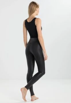 Spanx FAUX LEATHER LEGGINGS - Leggings - Strümpfe - Black -Günstiges Mode Verkaufsgeschäft e926201106ac494387eac4b1574181be