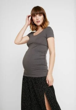 2 PACK - T-Shirt Basic - Dark Gray/black -Günstiges Mode Verkaufsgeschäft ef9773ecc6074f73a958b52d3b7df616