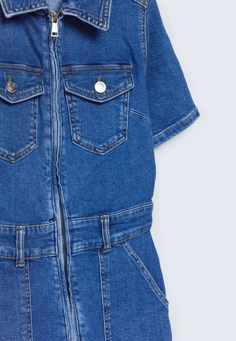 Stradivarius Jumpsuit - Dark Blue Denim 6 Stradivarius Jumpsuit - Dark Blue Denim – Bild 6