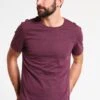 Pier One T-Shirt Basic - Bordeaux Melange