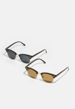 Pier One 2 PACK - Sonnenbrille - Brown/black -Günstiges Mode Verkaufsgeschäft fc843ea18b9a49fb93975930696106b8 1