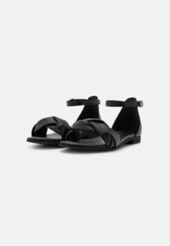 LEATHER - Riemensandalette - Black -Günstiges Mode Verkaufsgeschäft fcbaeb55841b49a2b7773d934e1aa288